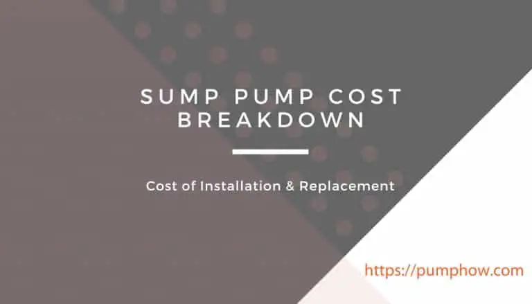 Sump Pump Cost Breakdown: Installation & Replacement