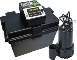PumpSpy PS2000 WiFi Battery Backup Sump Pump System with Internet Monitoring & Alerts