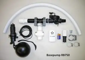 Basepump RB750 Water Powered Backup Sump Pump with Water Alarm